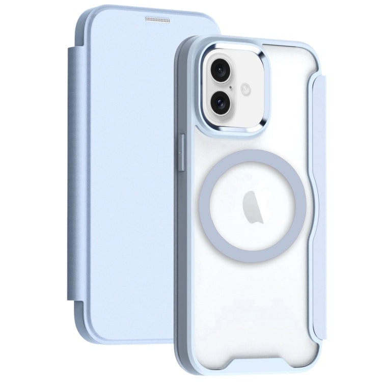 RFID Blocking Adsorption Flip MagSafe Leather Phone Case, For iPhone 16 Pro Max, For iPhone 16 Pr...