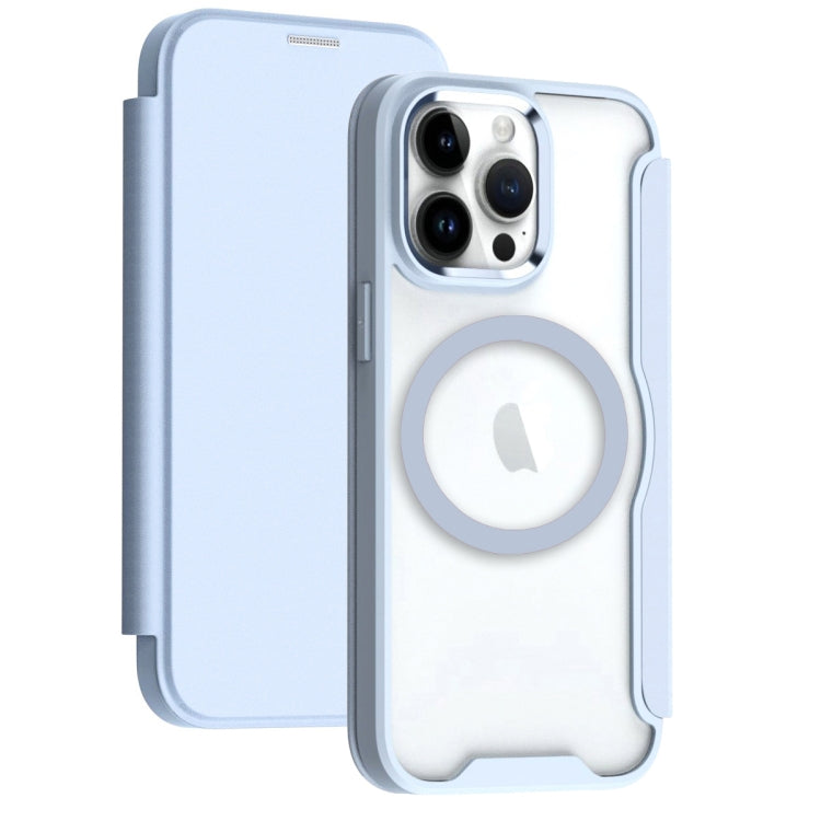 RFID Blocking Adsorption Flip MagSafe Leather Phone Case, For iPhone 16 Pro Max, For iPhone 16 Pr...