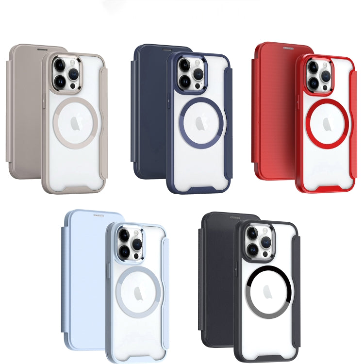 RFID Blocking Adsorption Flip MagSafe Leather Phone Case, For iPhone 11, For iPhone XS�����������...
