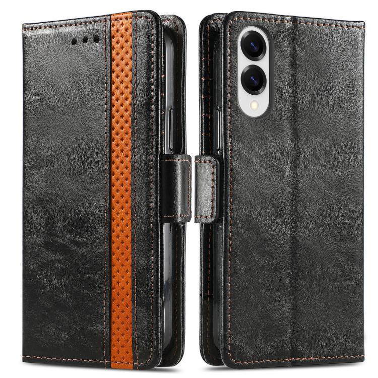 CaseNeo Splicing Dual Magnetic Buckle Leather Phone Case