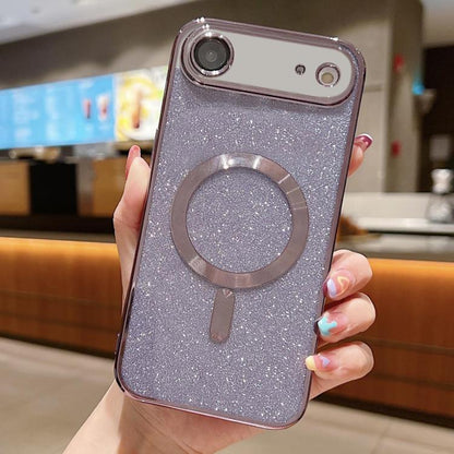 Glitter Electroplating MagSafe TPU Phone Case