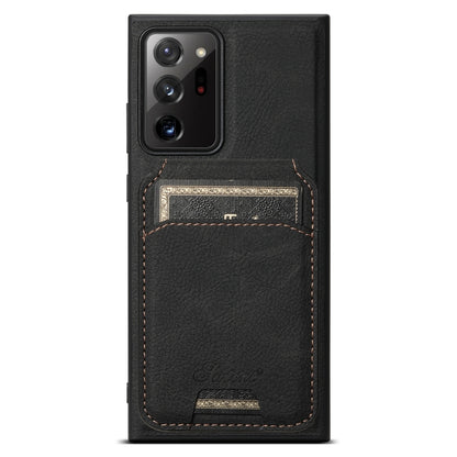 Suteni H16 Litchi Texture Leather Detachable Wallet Back Phone Case, For Samsung Galaxy S25 5G���...