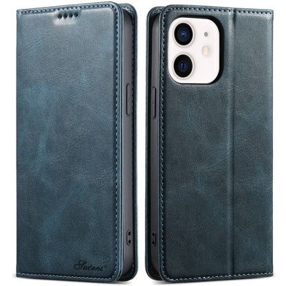 Suteni J02 Oil Wax Wallet Leather Phone Case, For iPhone 16 Pro Max, For iPhone 16 Pro�����������...