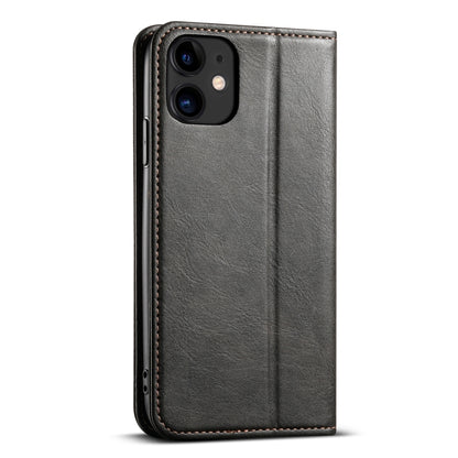 Suteni J02 Oil Wax Wallet Leather Phone Case, For iPhone 11 Pro Max, For iPhone 11���������������...