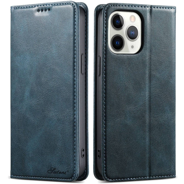 Suteni J02 Oil Wax Wallet Leather Phone Case, For iPhone 11 Pro Max, For iPhone 11���������������...