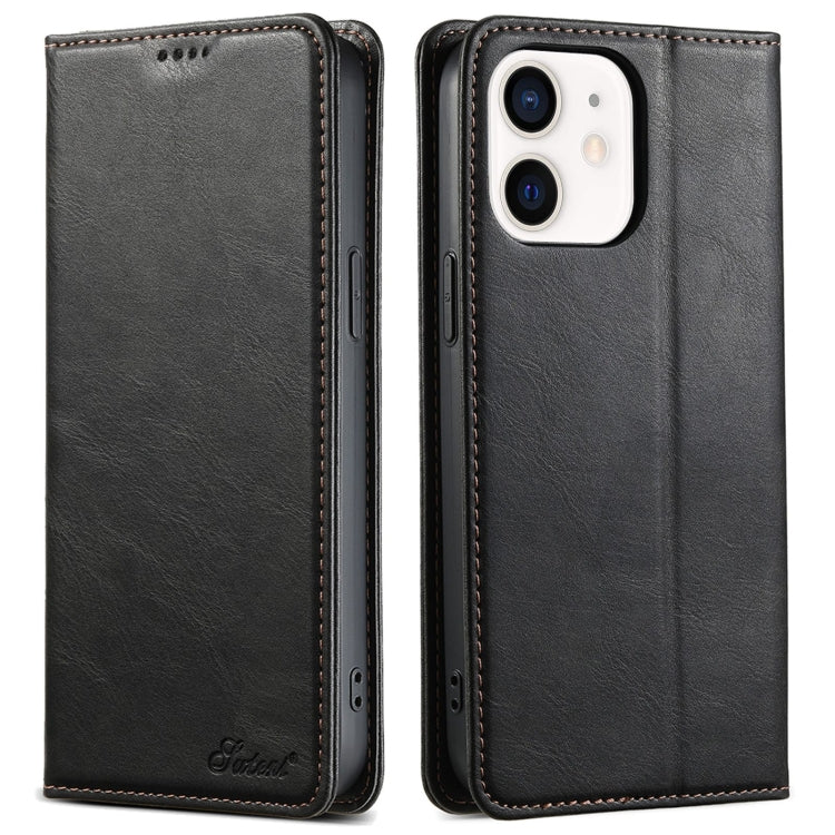 Suteni J02 Oil Wax Wallet Leather Phone Case, For iPhone 11 Pro Max, For iPhone 11���������������...