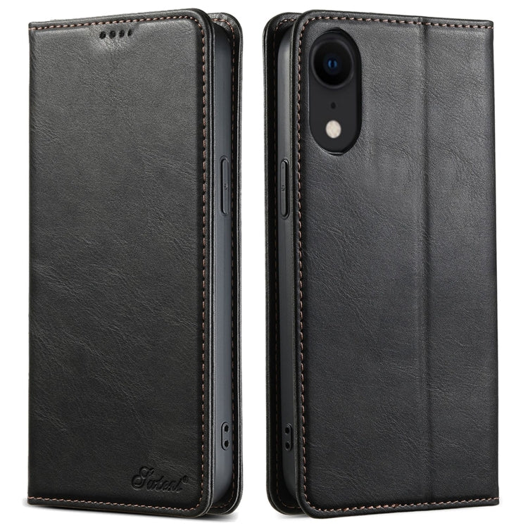 Suteni J02 Oil Wax Wallet Leather Phone Case, For iPhone 11 Pro Max, For iPhone 11���������������...