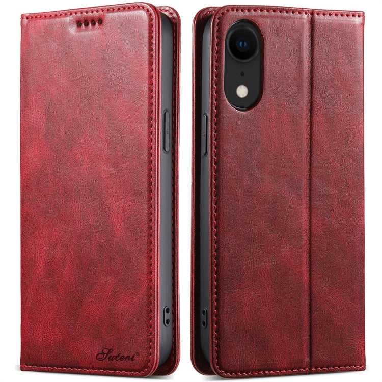 Suteni J02 Oil Wax Wallet Leather Phone Case, For iPhone 11 Pro Max, For iPhone 11���������������...
