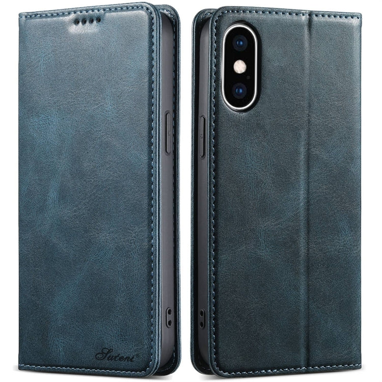 Suteni J02 Oil Wax Wallet Leather Phone Case, For iPhone 11 Pro Max, For iPhone 11���������������...