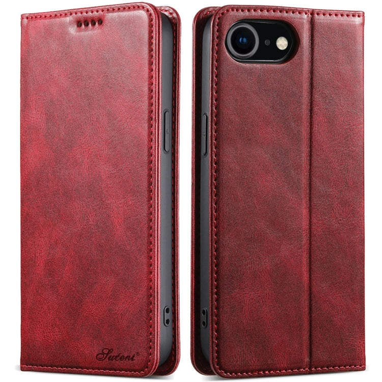 Suteni J02 Oil Wax Wallet Leather Phone Case, For iPhone 11 Pro Max, For iPhone 11���������������...