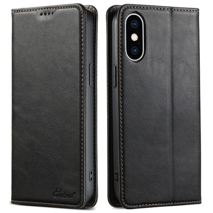 Suteni J02 Oil Wax Wallet Leather Phone Case, For iPhone 11 Pro Max, For iPhone 11���������������...
