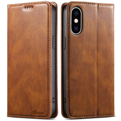 Suteni J02 Oil Wax Wallet Leather Phone Case, For iPhone 11 Pro Max, For iPhone 11���������������...