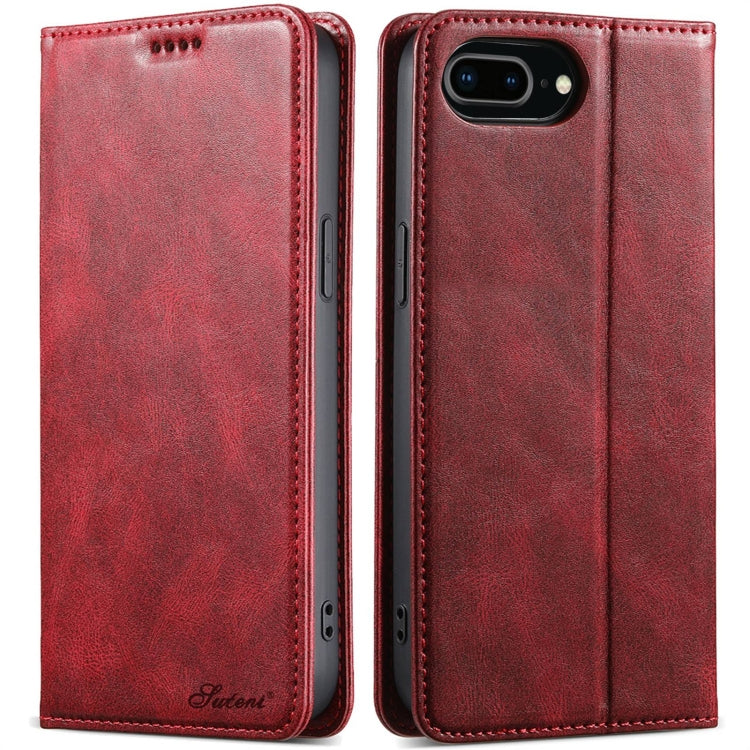 Suteni J02 Oil Wax Wallet Leather Phone Case, For iPhone 11 Pro Max, For iPhone 11���������������...