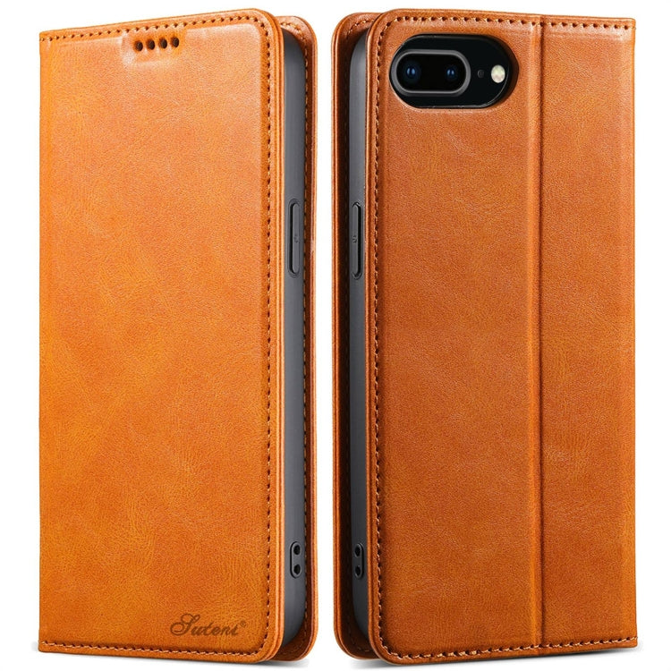 Suteni J02 Oil Wax Wallet Leather Phone Case, For iPhone 11 Pro Max, For iPhone 11���������������...