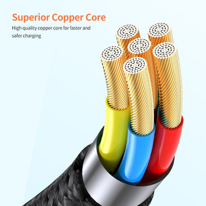 ENKAY 6-in-1 5A USB / Type-C to Type-C / 8 Pin / Micro USB Multifunction Fast Charging Cable, 1m, 2m