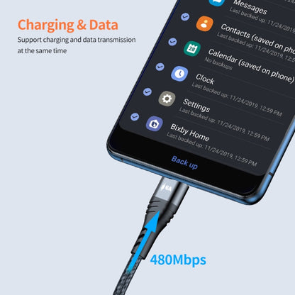 ENKAY 3-in-1 6A USB to Type-C / 8 Pin / Micro USB Multifunction Fast Charging Cable, 1m, 2m
