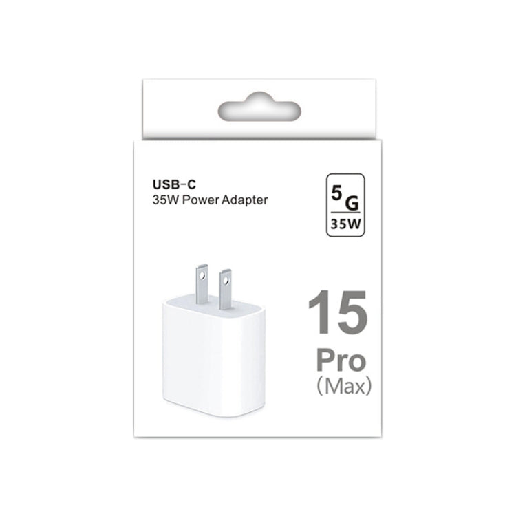 PD35W USB-C / Type-C Port Charger for iPhone / iPad Series, US Plug, US Plug