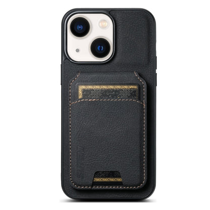 Suteni H02 Litchi Leather Card Wallet Stand Back Phone Case, For iPhone 16e, For iPhone 16 Pro Ma...