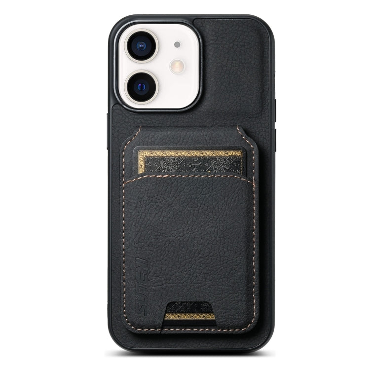 Suteni H02 Litchi Leather Card Wallet Stand Back Phone Case, For iPhone 11, For iPhone 11 Pro����...