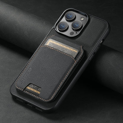 Suteni H02 Litchi Leather Card Wallet Stand Back Phone Case, For iPhone 11, For iPhone 11 Pro����...