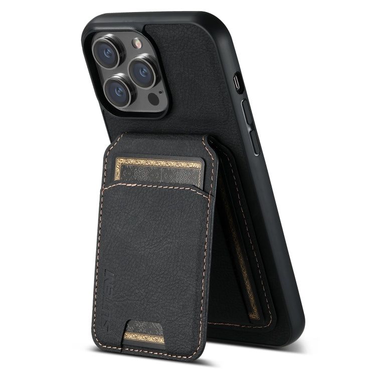 Suteni H02 Litchi Leather Card Wallet Stand Back Phone Case, For iPhone 11, For iPhone 11 Pro����...