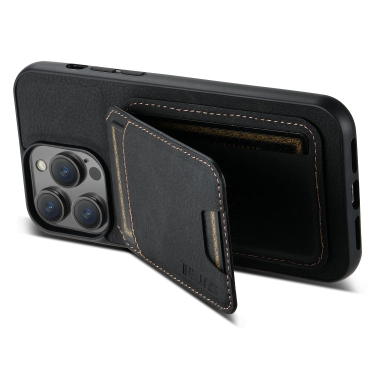 Suteni H02 Litchi Leather Card Wallet Stand Back Phone Case, For iPhone 11, For iPhone 11 Pro����...