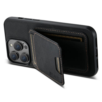 Suteni H02 Litchi Leather Card Wallet Stand Back Phone Case, For iPhone 11, For iPhone 11 Pro����...