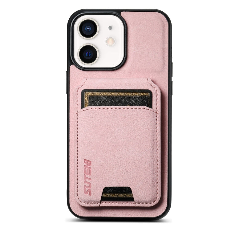 Suteni H02 Litchi Leather Card Wallet Stand Back Phone Case, For iPhone 11, For iPhone 11 Pro����...