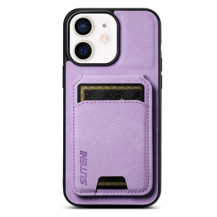 Suteni H02 Litchi Leather Card Wallet Stand Back Phone Case, For iPhone 11, For iPhone 11 Pro����...