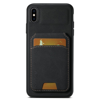 Suteni H02 Litchi Leather Card Wallet Stand Back Phone Case, For iPhone 11, For iPhone 11 Pro����...