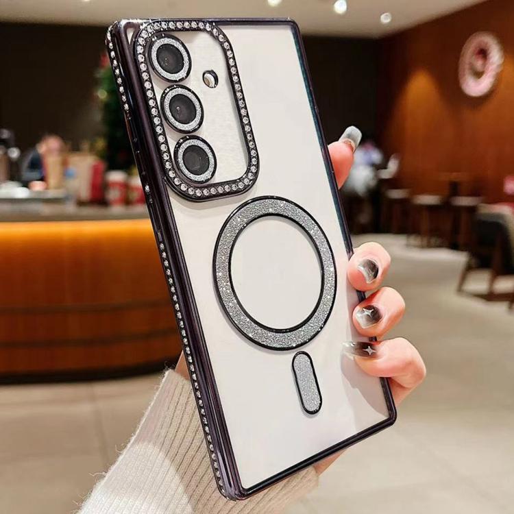 Diamond Gradient Plated MagSafe TPU Phone Case