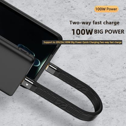 Thunderbolt 4 USB-C / Type-C Male to Male PD 100W Charge FPC Data Cable, 13cm, 22cm