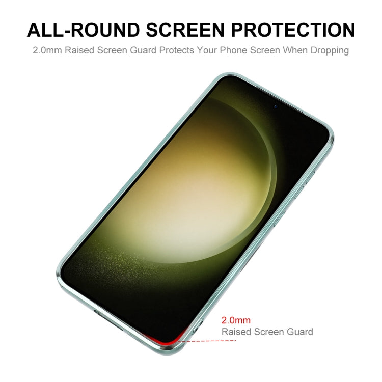 ENKAY Hat-Prince Magnetic Glitter Plated TPU Phone Case with Lens Film, For Samsung Galaxy S25 5G...