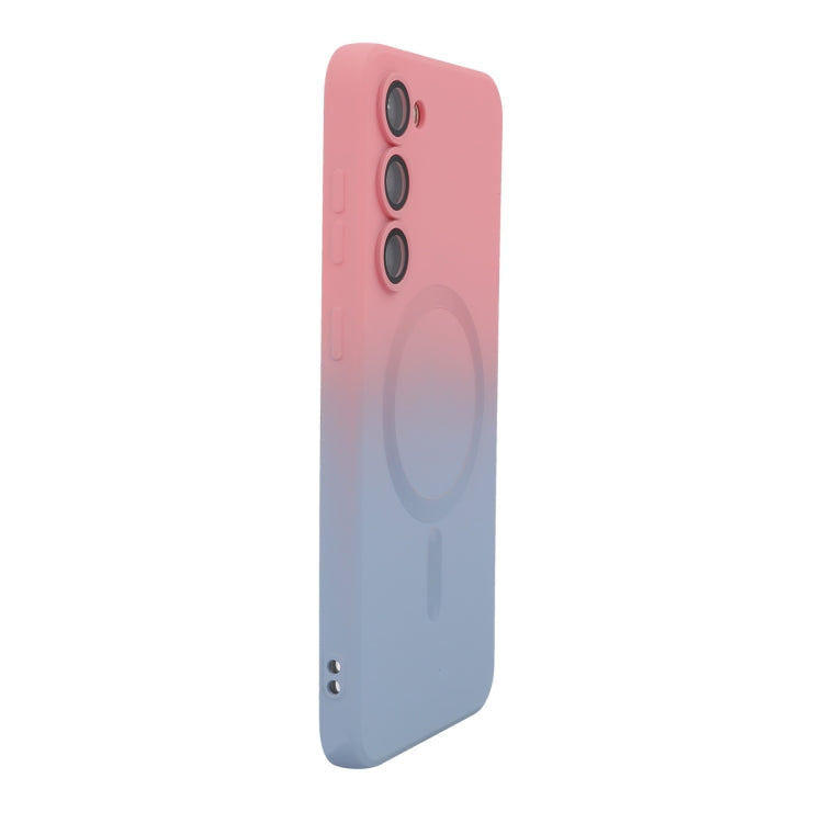 ENKAY Hat-Prince MagSafe Rainbow Gradient Silicone Phone Case with Lens Film