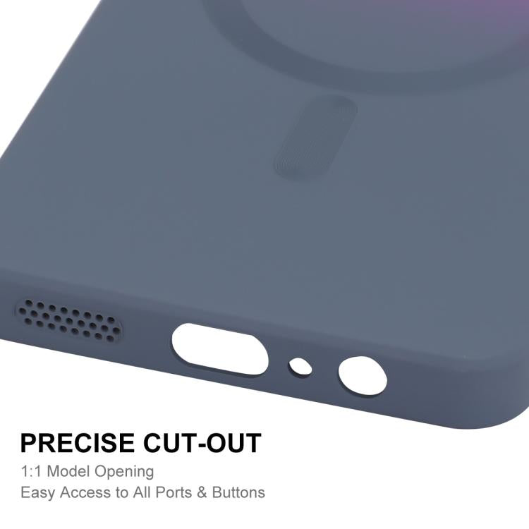 ENKAY Hat-Prince MagSafe Rainbow Gradient Silicone Phone Case with Lens Film