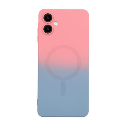 ENKAY Hat-Prince MagSafe Rainbow Gradient Silicone Phone Case with Lens Film