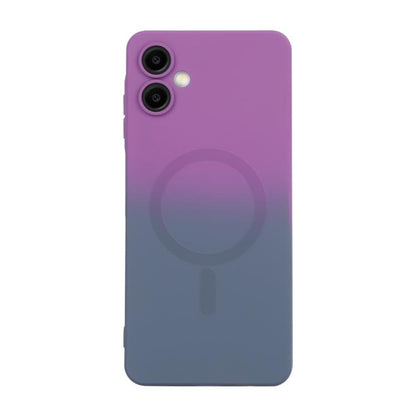 ENKAY Hat-Prince MagSafe Rainbow Gradient Silicone Phone Case with Lens Film