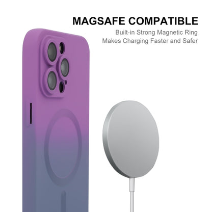 ENKAY Hat-Prince MagSafe Rainbow Gradient Silicone Phone Case with Lens Film