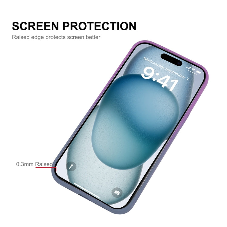 ENKAY Hat-Prince MagSafe Rainbow Gradient Silicone Phone Case with Lens Film