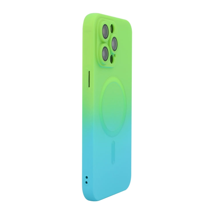 ENKAY Hat-Prince MagSafe Rainbow Gradient Silicone Phone Case with Lens Film