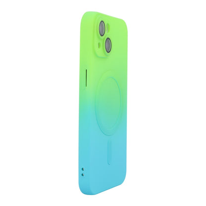 ENKAY Hat-Prince MagSafe Rainbow Gradient Silicone Phone Case with Lens Film
