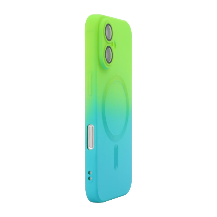 ENKAY Hat-Prince MagSafe Rainbow Gradient Silicone Phone Case with Lens Film