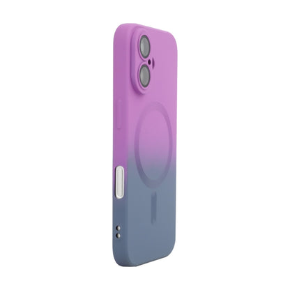 ENKAY Hat-Prince MagSafe Rainbow Gradient Silicone Phone Case with Lens Film