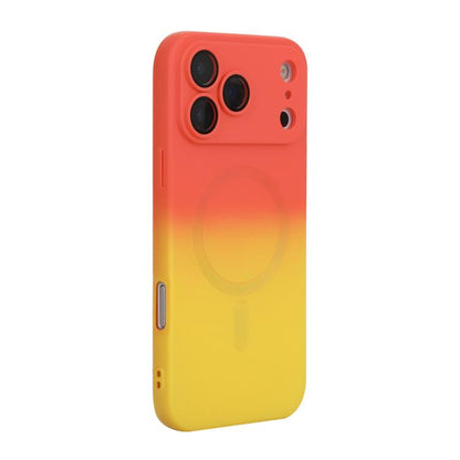 ENKAY Hat-Prince MagSafe Rainbow Gradient Silicone Phone Case with Lens Film