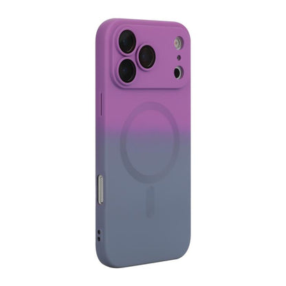 ENKAY Hat-Prince MagSafe Rainbow Gradient Silicone Phone Case with Lens Film