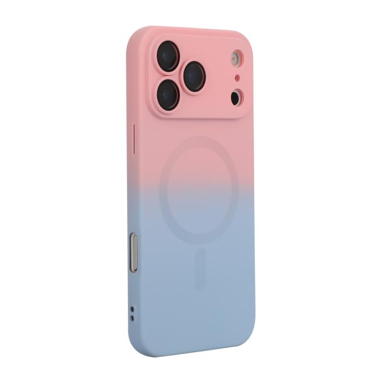 ENKAY Hat-Prince MagSafe Rainbow Gradient Silicone Phone Case with Lens Film