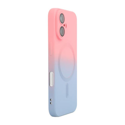 ENKAY Hat-Prince MagSafe Rainbow Gradient Silicone Phone Case with Lens Film