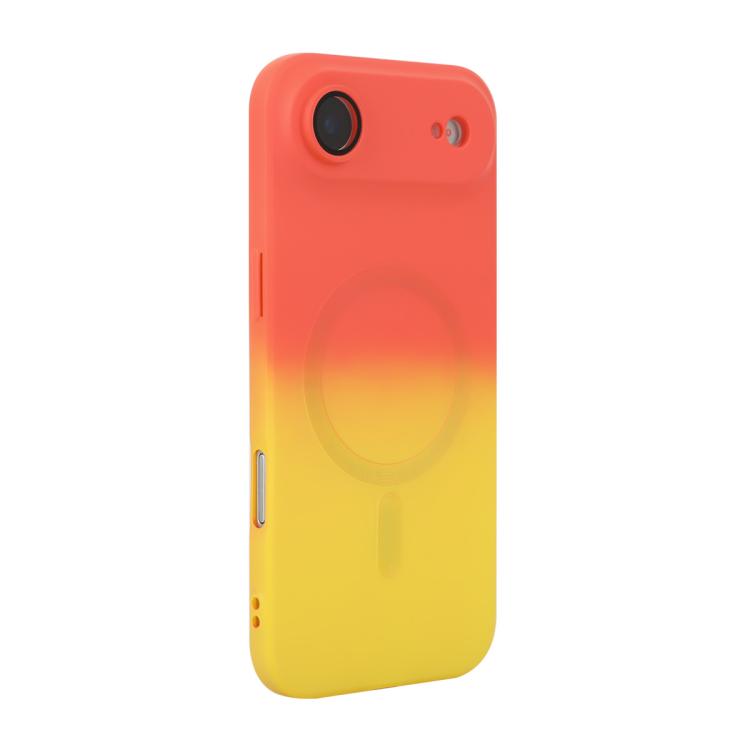 ENKAY Hat-Prince MagSafe Rainbow Gradient Silicone Phone Case with Lens Film