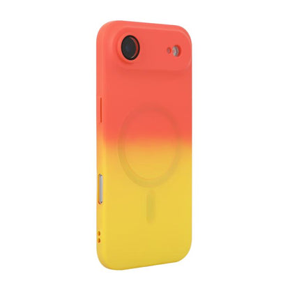 ENKAY Hat-Prince MagSafe Rainbow Gradient Silicone Phone Case with Lens Film