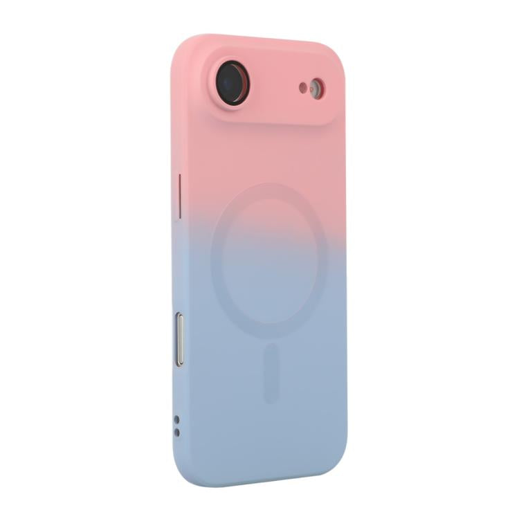 ENKAY Hat-Prince MagSafe Rainbow Gradient Silicone Phone Case with Lens Film
